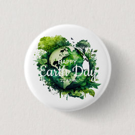 Frohe Erde-Tag-Feier 2026 Button