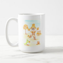 Frohe Ernte kleiner Ingwerjunge Kaffeetasse