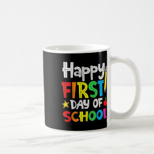 Frohe erster Schultag Willkommen Byck in der Schul Kaffeetasse