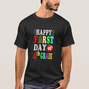Frohe Erster Tag der 4. Klasse Lehrer Schüler Zita T-Shirt