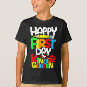 Frohe Erster Tag im Kindergarten Lehrer Byck an Sc T-Shirt