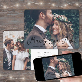 Frohe Ever nach Newlyweds 1. Weihnachten 2 Foto