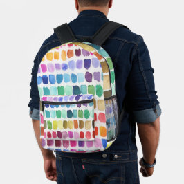 Frohe Farbpalette - Sommer Bedruckter Rucksack