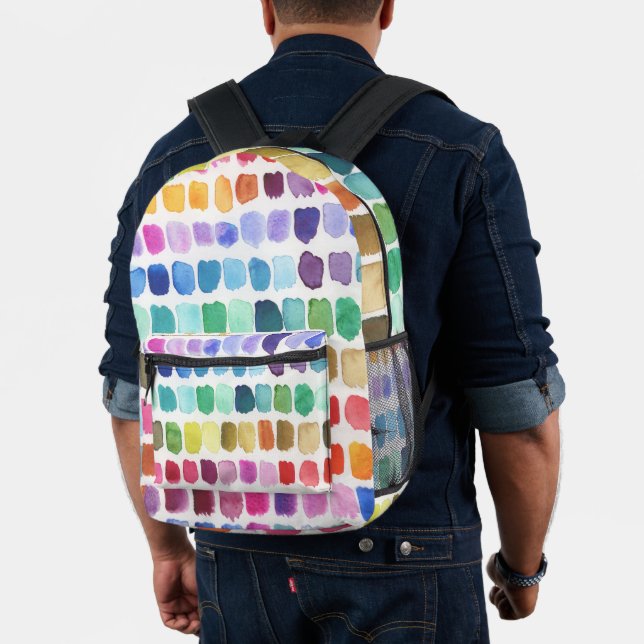 Frohe Farbpalette - Sommer Bedruckter Rucksack (Insitu (Modell))