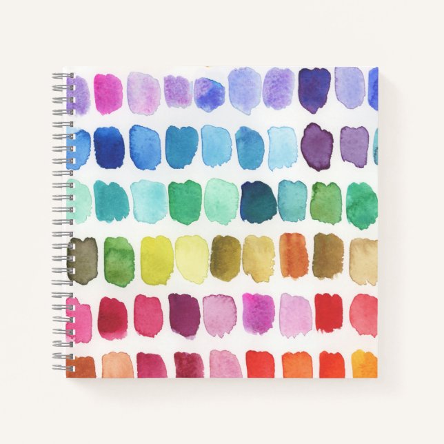 Frohe Farbpalette - Sommer Notizbuch (Vorderseite)
