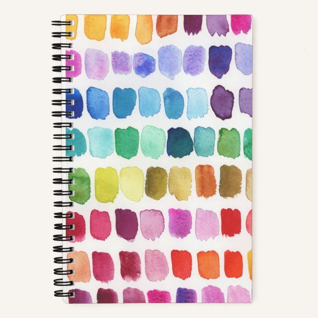 Frohe Farbpalette - Sommer Notizbuch (Vorderseite)
