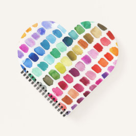 Frohe Farbpalette - Sommer Notizbuch