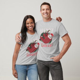 Frohe Faultiermas T-Shirt