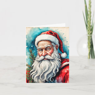 Frohe Feiertage an alle von Santa Claus Feiertagskarte