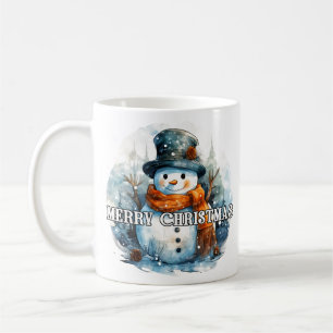 Frohe Feiertage Cozy Little Snowman Kaffeetasse