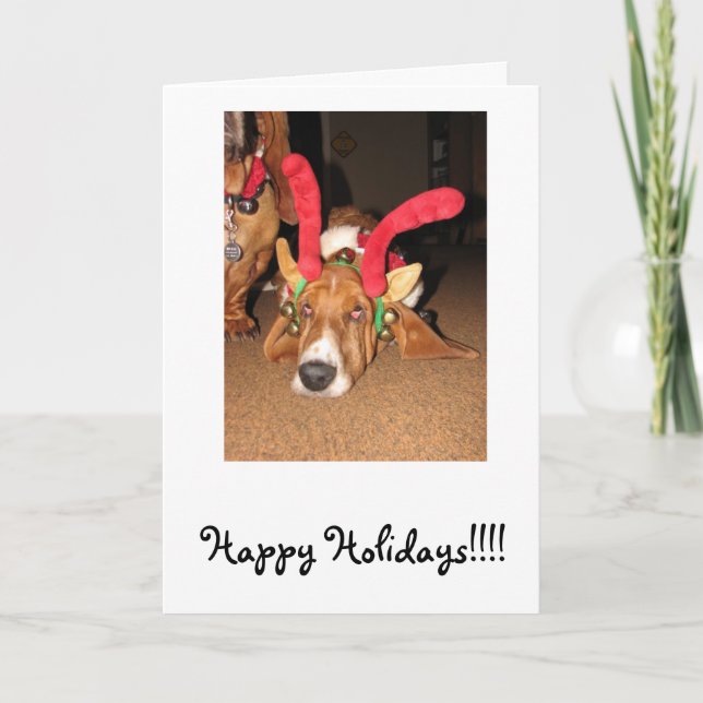 Frohe Feiertage!!!! Feiertagskarte (Vorderseite)