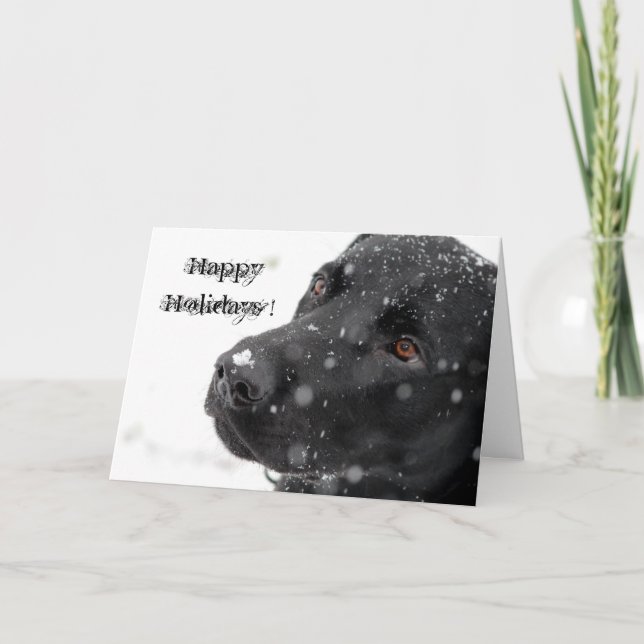 Frohe Feiertage! Feiertagskarte (Vorderseite)