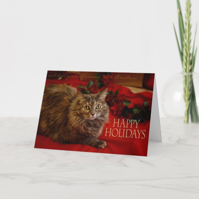 Frohe Feiertage Feiertagskarte (Vorderseite)