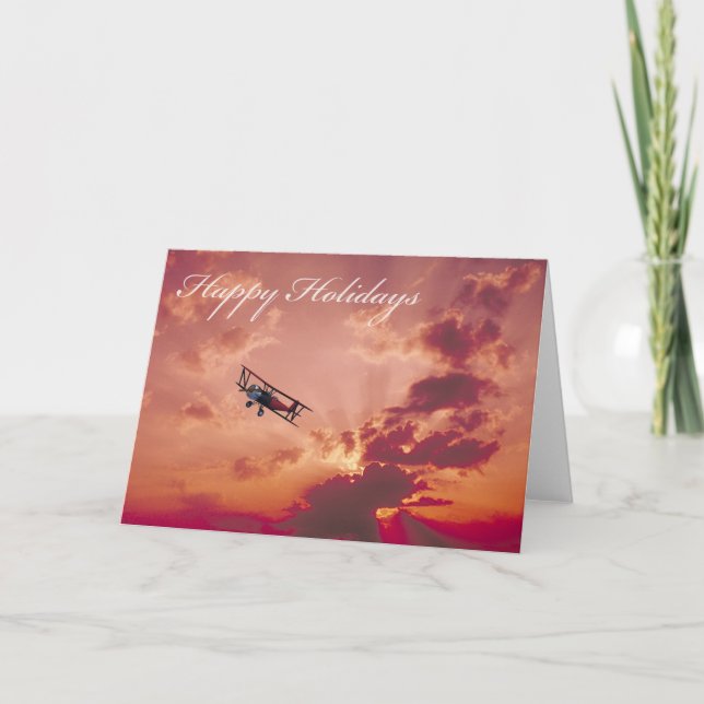 Frohe Feiertage Feiertagskarte (Vorderseite)