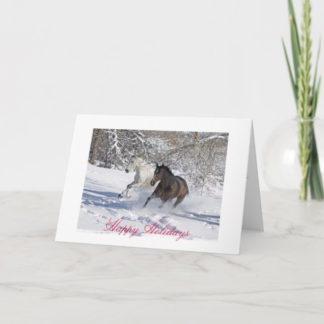 Frohe Feiertage Feiertagskarte (Vorderseite)