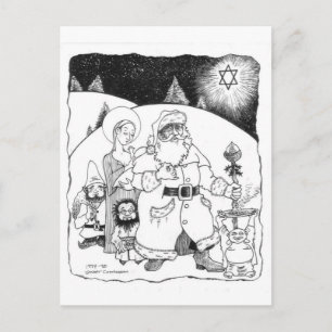 Frohe Feiertage! Feiertagspostkarte