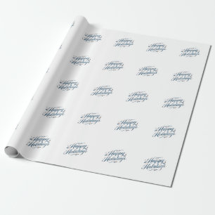 Frohe Feiertage, Fröhliche Weihnachten, Familie, N Geschenkpapier