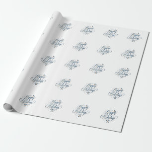 Frohe Feiertage Fröhliche Weihnachten Familie Neue Geschenkpapier