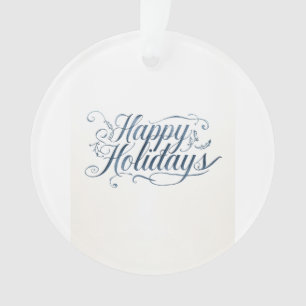 Frohe Feiertage Fröhliche Weihnachten Familie Neue Ornament