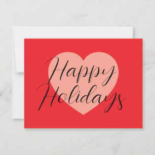 Frohe Feiertage Fröhliche Weihnachten Weihnachtsze Postkarte