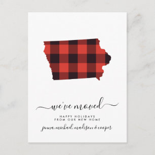 Frohe Feiertage   haben wir   Iowa bewegt Postkarte