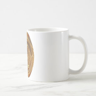 Frohe Feiertage Kreis Kunstposter/Design Kaffeetasse