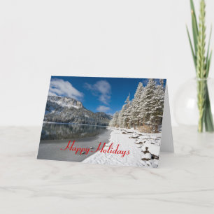 Frohe Feiertage, Mammoth Lakes, Weihnachtskarte Feiertagskarte