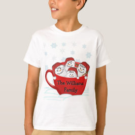 Frohe Feiertage Marshmallow Familie T-Shirt