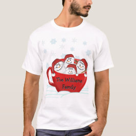 Frohe Feiertage Marshmallow Familie T-Shirt