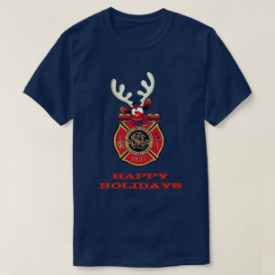 Frohe Feiertage Ren-St.- LouisFeuerwehr T-Shirt