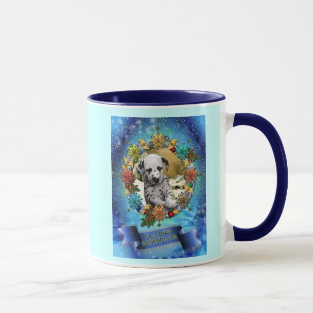 Frohe Feiertage Tasse (Rechts)