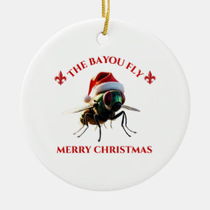 Frohe Feiertage The Bayou Fly Keramik Ornament