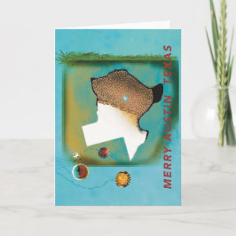 FROHE FESTTAGE AUSTIN TEXAS 1 KARTE