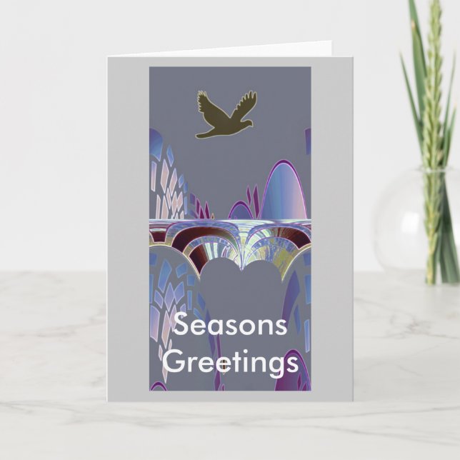 Frohe Festtage Card Feiertagskarte (Vorderseite)