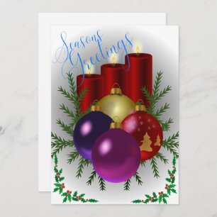 Frohe Festtage Card Feiertagskarte