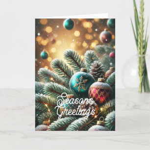 Frohe Festtage Card Feiertagskarte