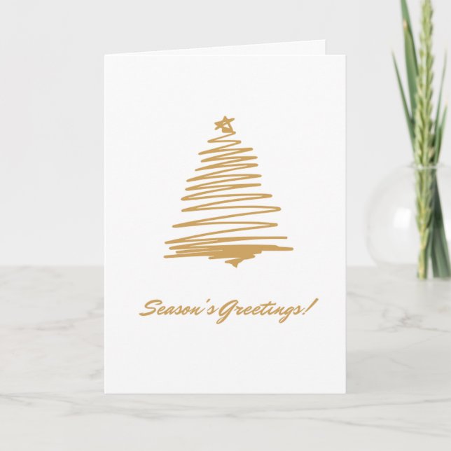 Frohe Festtage Dankeskarte (Vorderseite)