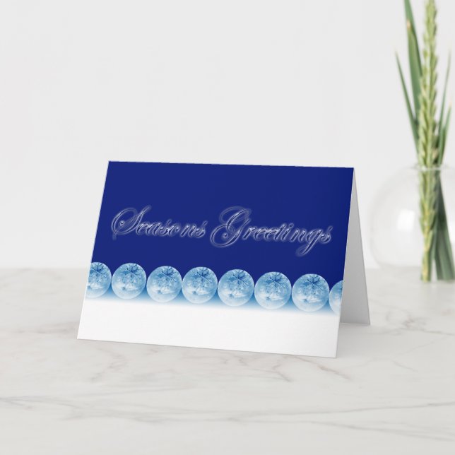 Frohe Festtage Feiertagskarte (Vorderseite)