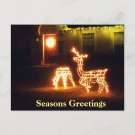 Frohe Festtage Frohe Weihnachten Hirsch PostCard