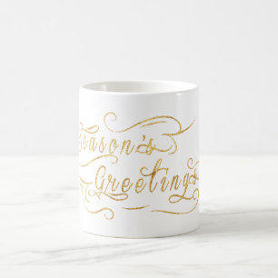 Frohe Festtage (GOLD) Kaffeetasse