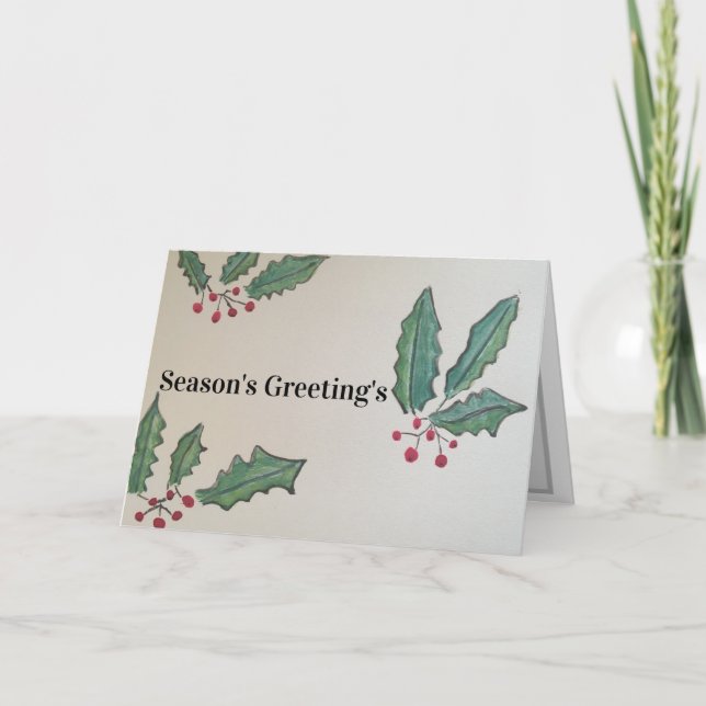 Frohe Festtage-Karte Feiertagskarte (Vorderseite)