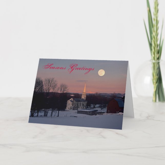 Frohe Festtage-Karte Nr. 6 Feiertagskarte (Vorderseite)