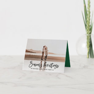 Frohe Festtage Moderne, minimale Weihnachten im Fo