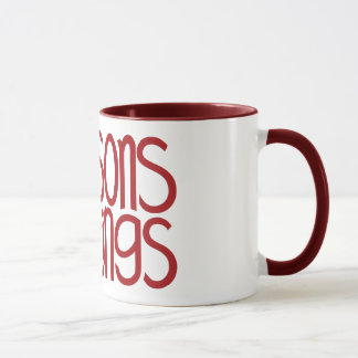 Frohe Festtage Rote Tasse