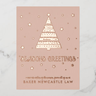 Frohe Festtage von Unternehmen Folien Feiertagspostkarte