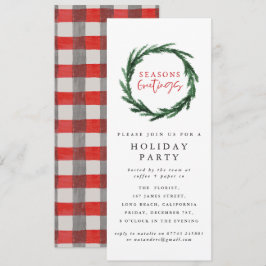 Frohe Festtage Weihnachts-Party Einladung