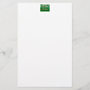 Frohe Festtage Wirbel Briefpapier