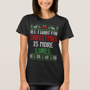 Frohe Fisch-Weihnachten Fischangeln Weihnachten PJ T-Shirt