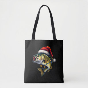 Frohe Fisch-Weihnachten Santa-Angler Liebhaber Lus