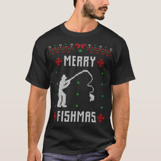 Frohe Fishmas lustige WeihnachtsWeihnachten für Fi T-Shirt